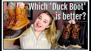 L.L.Bean Vs. Sperry | Which 'Duck Boot' is better?