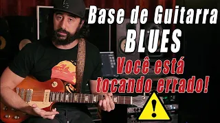 GUITARRA BASE no Blues - Como tocar ? | PARTE 1