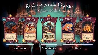 Red Legendary Guide | Jan 2018