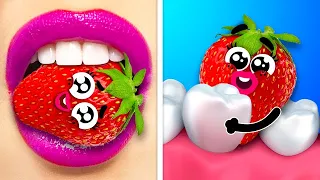 If Fruits Were Alive! Funny Adventures Of Crazy Objects By Doodland