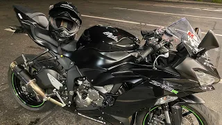 The best Zx6r mods.2019-2020 Kawasaki Zx6r ninja 636. Exhaust, RSC clutch lever, vortex sprockets.