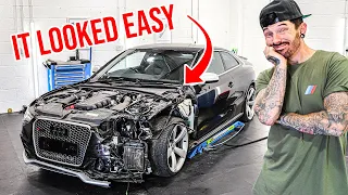 HOW BADLY DAMAGED IS THE CHEAPEST AUDI RS5