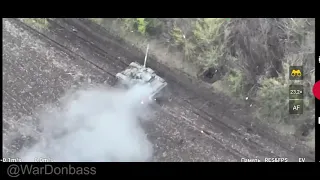 Авдеевка🔥Уничтожение танка ВСУ бойцами 3-й Гвардейской бригады НМ ДНР