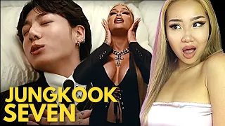 THIS KILLED ME! 🥵 JUNGKOOK 'SEVEN' feat LATTO Official M.V / EXPLICIT version  | REACTION/REVIEW