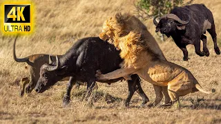 4K African Wildlife: Most Dangerous Creatures of Chobe National Park With Real Sounds in 4K Video