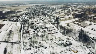 село Князівське взимку..