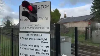 *TEST TRAIN* Muckamore View Level Crossing (Antrim) Saturday 27-11-2021