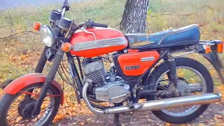 ЯВА 638! Выезд Спустя 15 лет Простоя! Мотоцикл JAWA 350