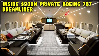 Inside $900M Private Boeing 787 Dreamliner