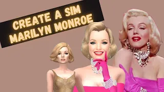 Sims 4| CAS - Marilyn Monroe  + CC Folder + Sim Download