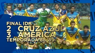 Cruz Azul vs América | Final Ida | Temporada 88/89