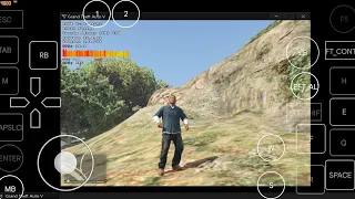 Grand Theft Auto V RE TEST WITH LOW GRAPHICS on MOBOX EMULATOR in poco f1