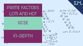 GCSE Prime Factors, LCM and HCF In Depth