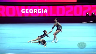 Georgia (GEO) - 2022 Acrobatic Worlds, Baku (AZE) - Balance Qualification  Women's Group