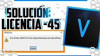 ✅SOLUCIÓN ERROR de LICENCIA SONY VEGAS PRO 16 | 2019✅