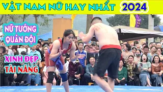 Vật Nam Nữ Hay Nhất 2024 - Hội Vật Làng Chè Bắc Ninh Men vs Women Wrestling