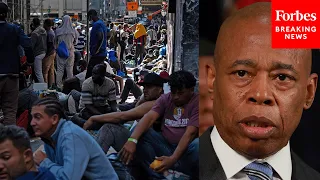 Community Members Grill Mayor Eric Adams About 'More And More' Migrants Coming To NYC