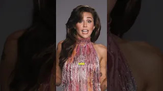 Miley Cyrus Talks About her ICONIC Flowers GRAMMY Performance Dress by Bob Mackie #mileycyrus #short