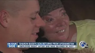 Sharon Budd reunited with her son