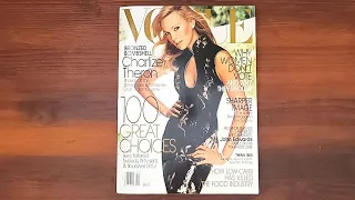 2004 October ASMR Magazine Flip Through: Vogue w Charlize Theron, John Edwards, Tory Burch