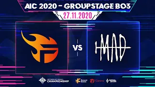 Team Flash vs MAD Team | Bảng B ngày 6 [27.11.2020] - AIC 2020