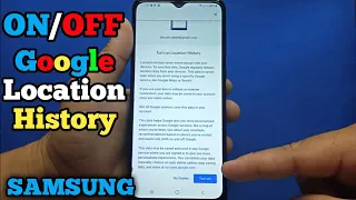 How to Turn ON/OFF Google Location History on Samsung Galaxy A02 | Samsung Privacy Setting