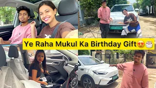 Gifted Him A Car On His Birthday 😍 | @SonaDeyYt | Mukul Gain