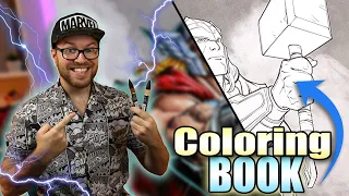 Professional Artist Colors a 'CHILDRENS' Coloring Book..? | THOR | S2 E9