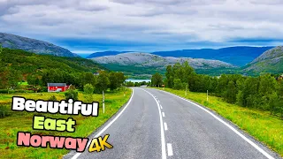 Norway Countryside Driving through Relaxing Landscapes 4K