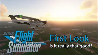 Microsoft Flight Simulator 2020. First look. Is it really that good?  ...  (yes 😱)