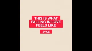 JVKE - this is how falling in love feels like (open verse challenge)