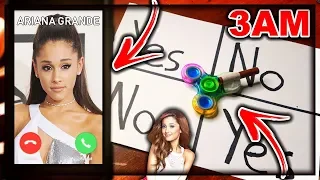 DO NOT PLAY CHARLIE CHARLIE FIDGET SPINNER WHEN CALLING ARIANA GRANDE AT 3AM!! SHE CAME TO MY HOUSE!