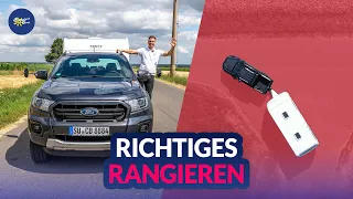 Mit dem Anhänger rückwärts um die Ecke fahren | Werkstatt & Service  - Camperland Bong