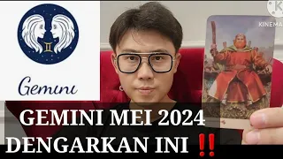 GEMINI MEI 2024 ‼️ADA PESAN PENTING BUAT KAMU SOAL KEUANGAN ASMARA KARIR !!