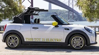 New MINI Cooper SE Convertible 2023 - First Look!!! Exterior and Interior