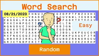 Word Search - Challenge 08/21/2023 - Easy - Random