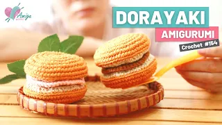 #154 | Crochet Dorayaki Amigurumi | How to Crochet Cake amigurumi | Free Pattern | AmiguWorld