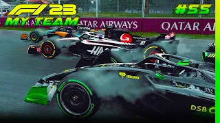 F1 23 - NÃO TINHA COMO SEGURAR O CARRO NA PISTA - MY TEAM