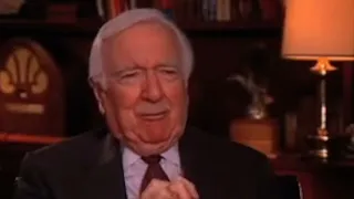 Walter Cronkite on his famous sign off "That's the Way it Is"