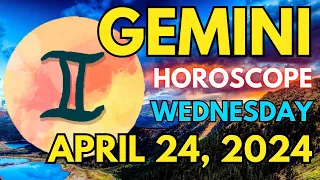 Gemini ♊ 🌠 𝐌𝐚𝐣𝐨𝐫 𝐁𝐫𝐞𝐚𝐤𝐭𝐡𝐫𝐨𝐮𝐠𝐡 💥 Horoscope For Today April 24, 2024 | Tarot