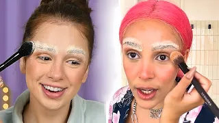 I FOLLOWED DOJA CAT'S E-girl Beauty Makeup Tutorial by Vogue