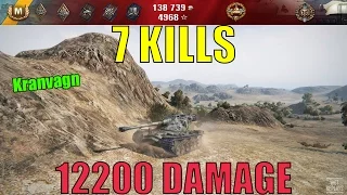 World of Tanks - Kranvagn - 7 Kills - 12200 Damage