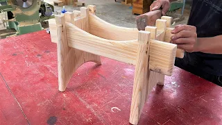 The Most Easy And Beautiful Woodworking Ideas // Build an Extremely Sturdy Chair With Simple Mortise