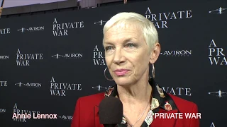 Annie Lennox at the "A PRIVATE WAR"  premiere