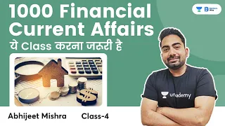 1000 Financial Current Affairs | Class 4 | All Exams | Bankers Way | Abhijeet Mishra