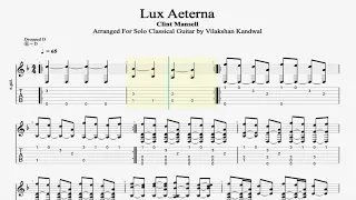 Lux Aeterna - Clint Mansell (Tabs/Notations)
