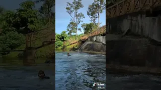 Syok terjun sini. Dalam!!! Lubuk Buluh Sungai Sedim