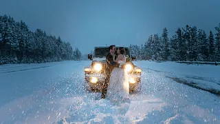 Snowy Adventure Elopement in Rocky Mountain National Park // Colorado Elopement Videographer