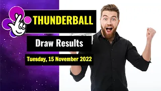 Thunderball draw results from Tuesday, 15 November 2022