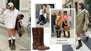 Модные, стильные и трендовые вещи на осень и зиму 2023 - 2024  Модная осенняя обувь и сумки #adidass